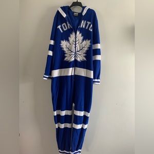 Mens Toronto Maple Leafs Onesie Pjs